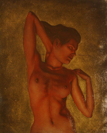 gold with figure