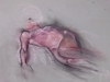 pastel and charcoal