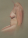 pastel and charcoal