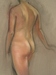 pastel and charcoal