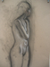 pastel and charcoal
