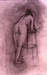 pastel and charcoal